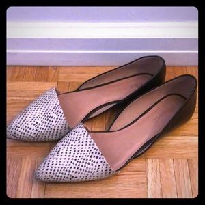Madewell Lydia Flat in Spot Dot